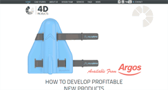 Desktop Screenshot of 4dproducts.co.uk